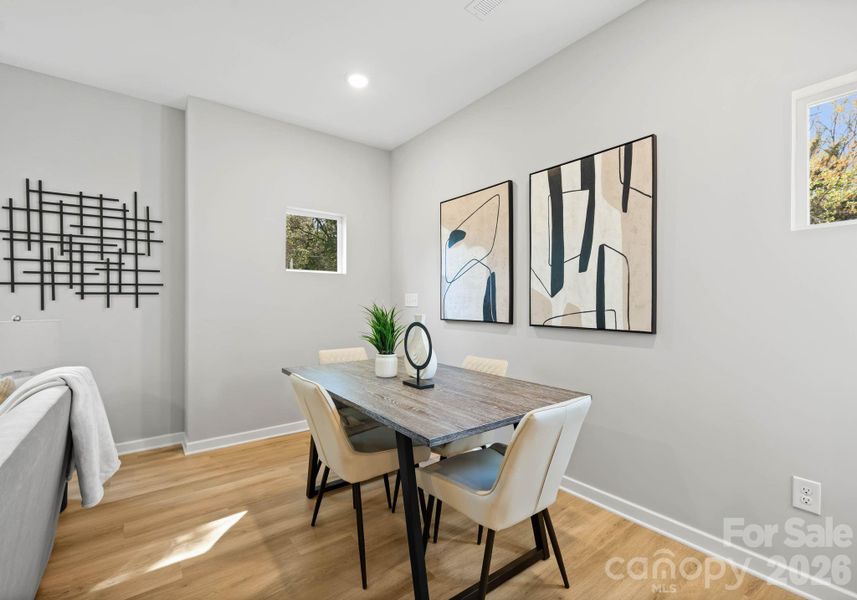 Furnished interior view inside a new home in , Charlotte (Image 9).