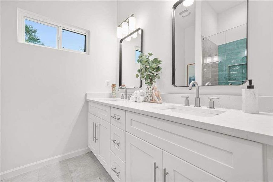 Furnished interior view inside a new home in , Atlanta (Image 8).
