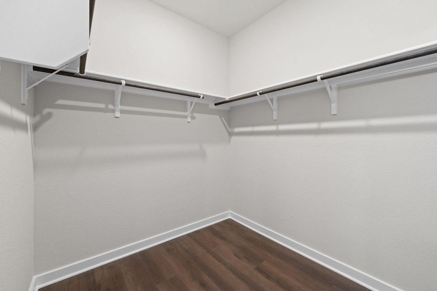 Walk-in closet in Primary Bedroom