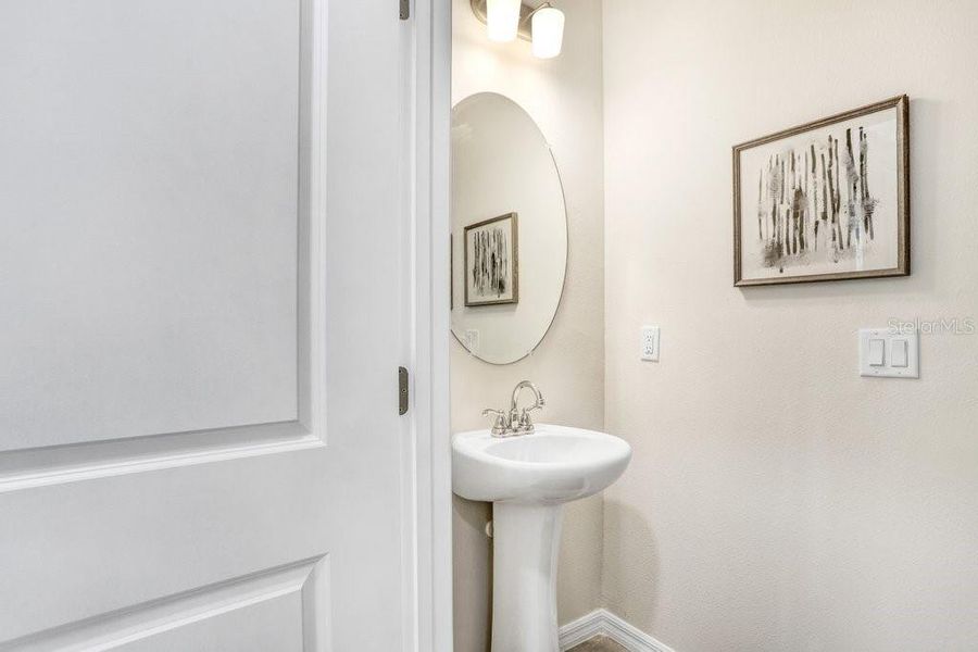 Downstairs Powder Bath for Guests