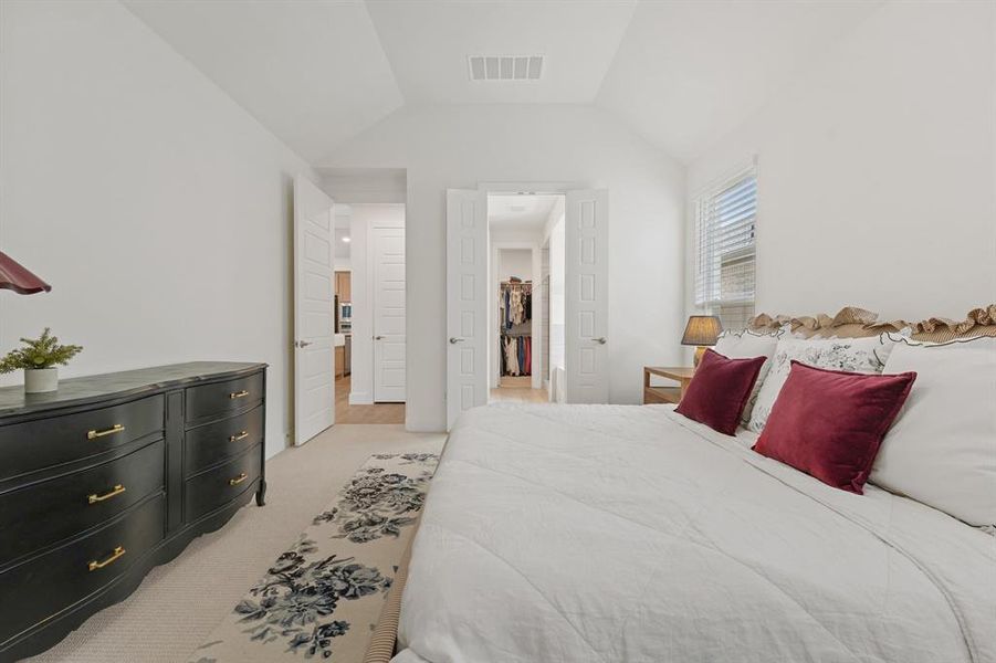 Furnished interior view inside a new home in Pecan Square, Northlake (Image 12). Furnished interior view inside a new home in Pecan Square, Northlake (Image 12).