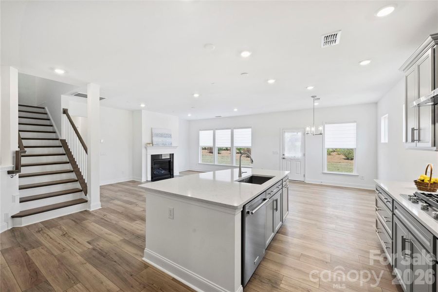 Furnished interior view inside a new home in , Concord (Image 8).