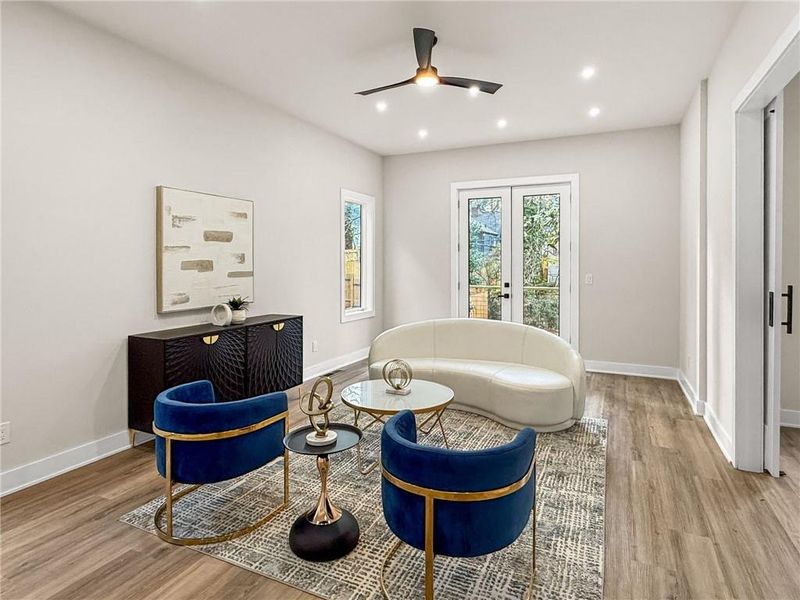Furnished interior view inside a new home in , Atlanta (Image 9).