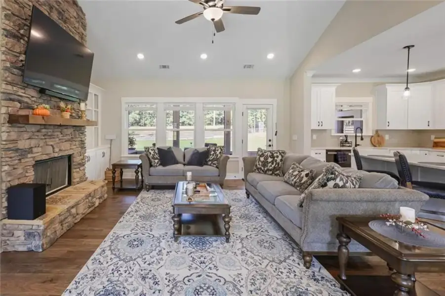 Furnished interior view inside a new home in , Dallas (Image 29).