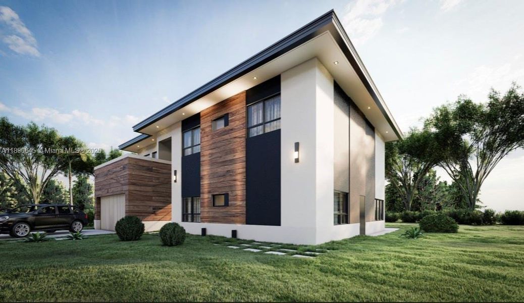 Front exterior of a new home in , Miami, FL, highlighting curb appeal (Image 1).