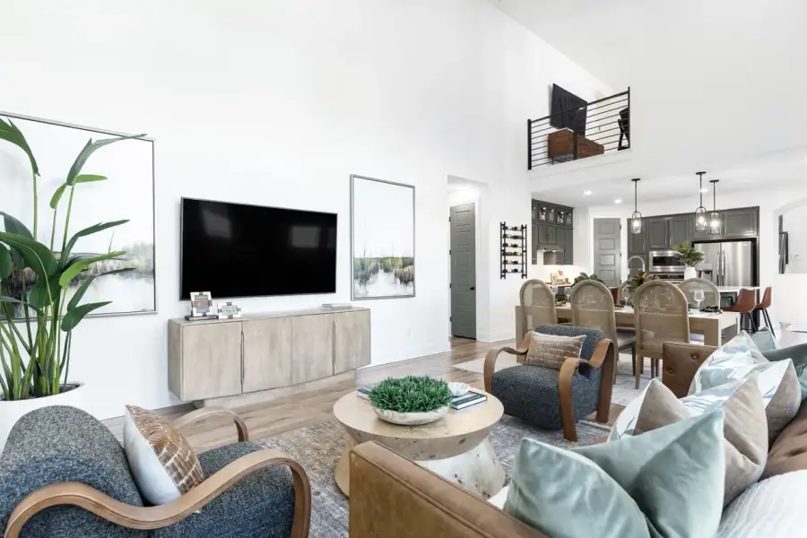 Representative Family Room - some options shown