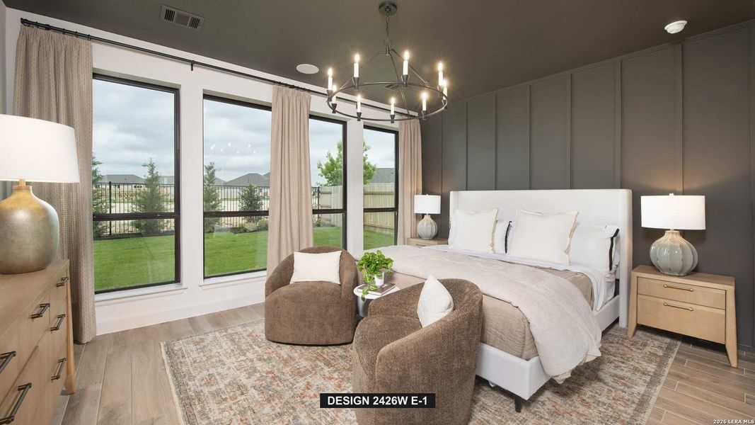 Furnished interior view inside a new home in Arcadia Ridge, San Antonio (Image 8).