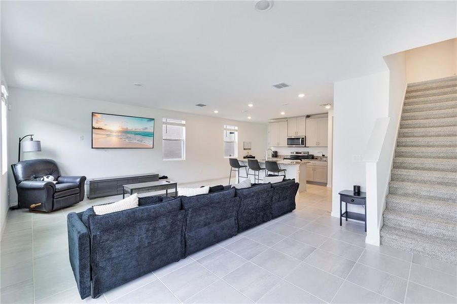 Furnished interior view inside a new home in , St. Cloud (Image 12).