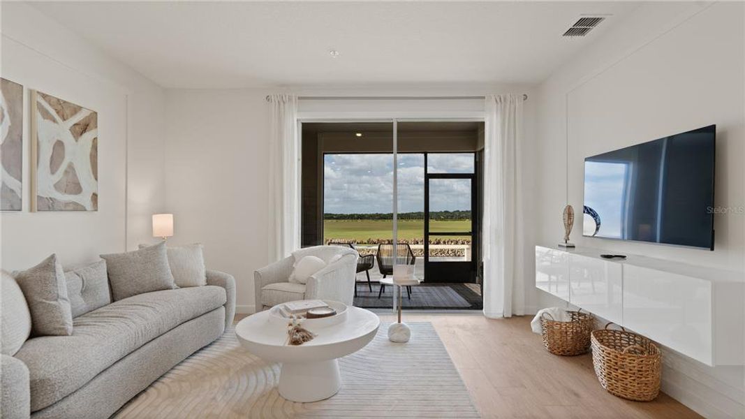 Furnished interior view inside a new home in , Clermont (Image 10).