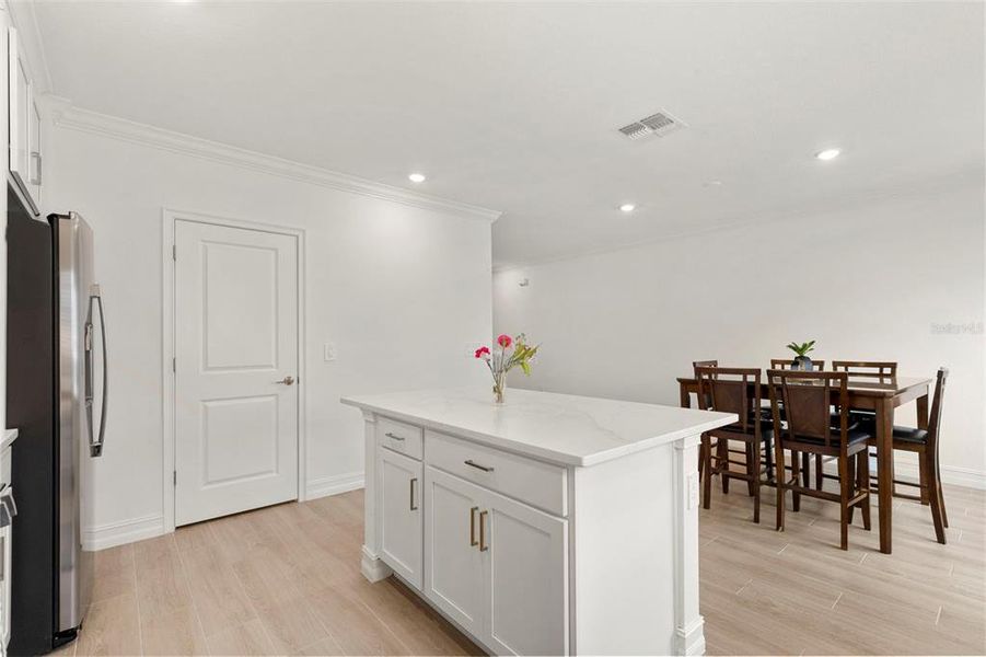 Furnished interior view inside a new home in Townes at Manhattan Crossing, Tampa (Image 44).