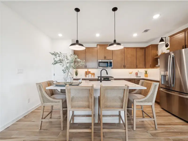 Gourmet island kitchen (*Photo not of actual home and used for illustration purposes only.)