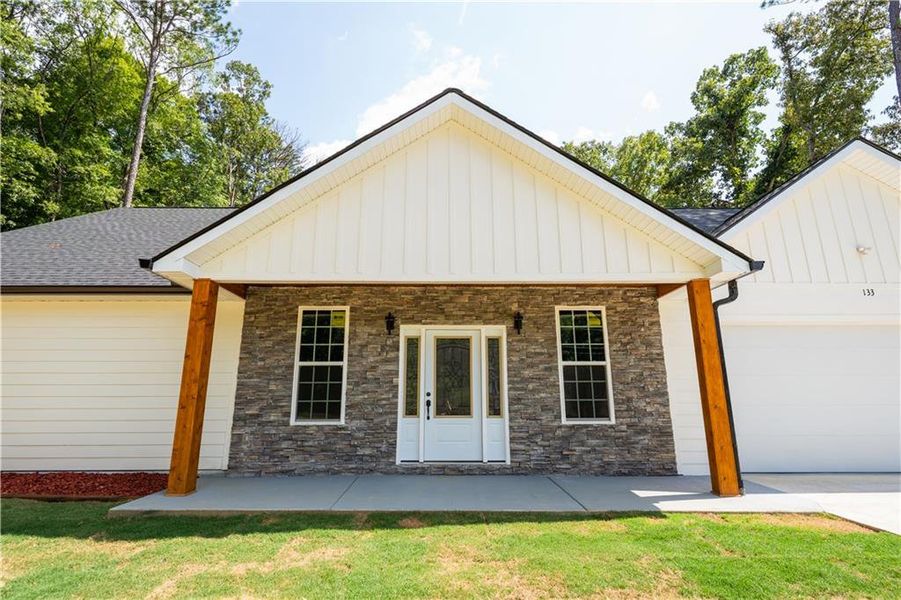 Front exterior of a new home in , Rome, GA, highlighting curb appeal (Image 17). Front exterior of a new home in , Rome, GA, highlighting curb appeal (Image 17).