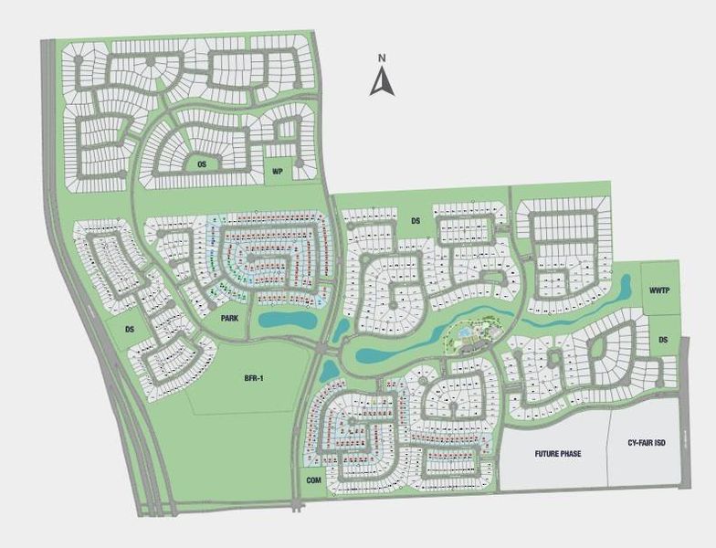 Avalon at Cypress Site Map
