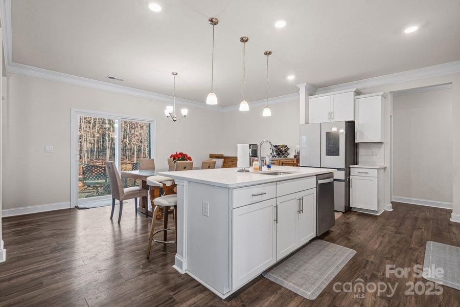 Furnished interior view inside a new home in Falls Cove, Troutman (Image 26). Furnished interior view inside a new home in Falls Cove, Troutman (Image 26).