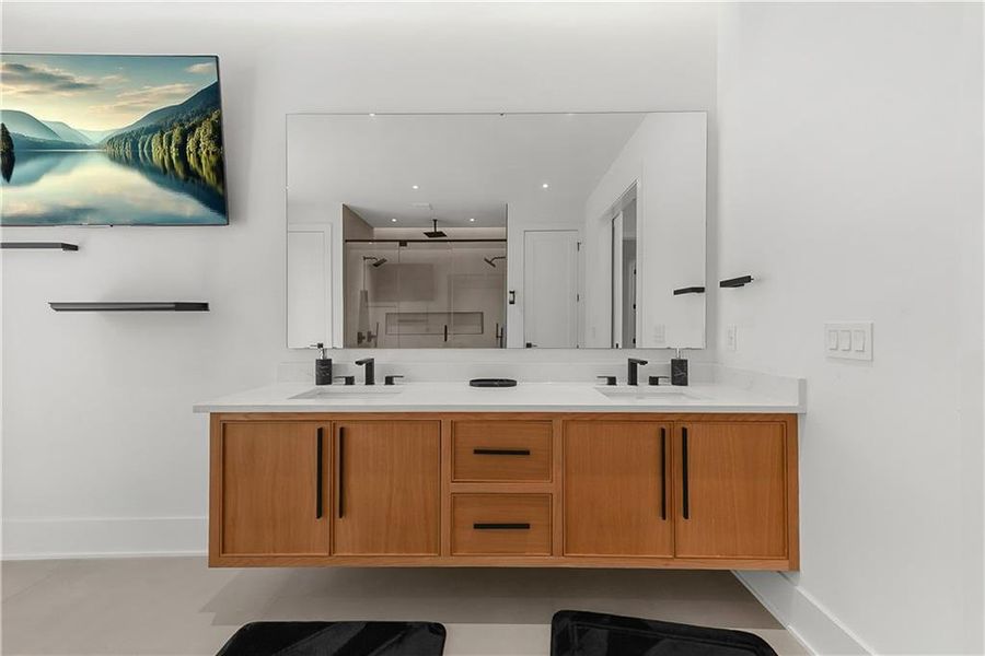 Furnished interior view inside a new home in , Brookhaven (Image 16).