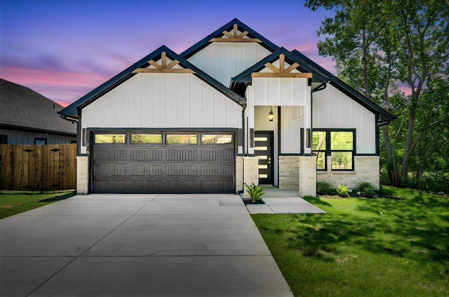 Front exterior of a new home in , Hillsboro, TX, highlighting curb appeal (Image 20).