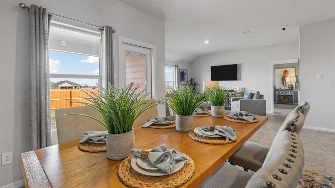 Furnished interior view inside a new home in Rosewood at Beltmill, Fort Worth (Image 25). Furnished interior view inside a new home in Rosewood at Beltmill, Fort Worth (Image 25).