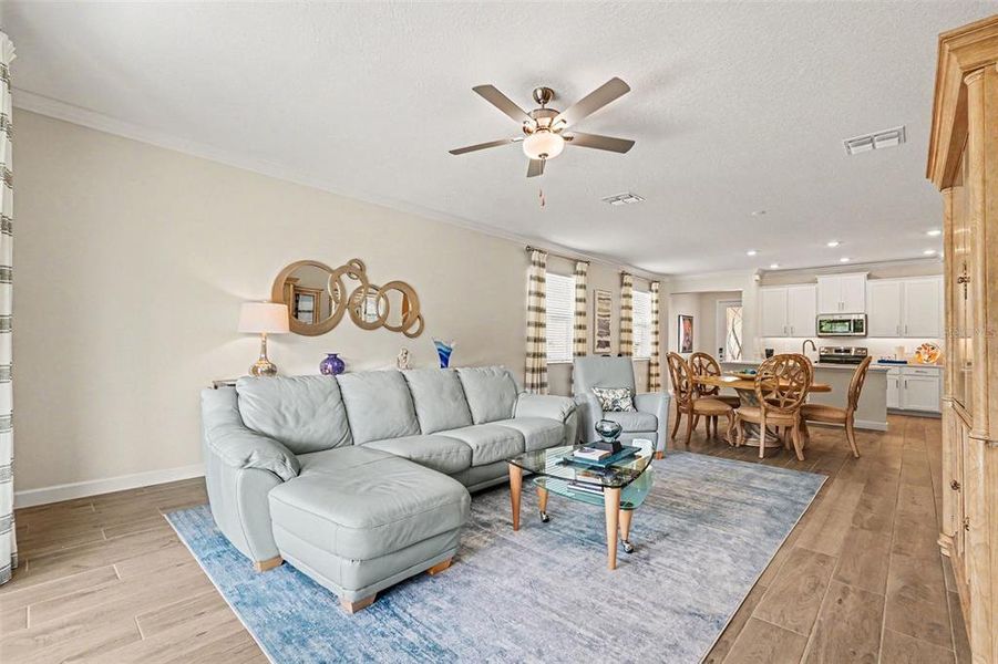 Furnished interior view inside a new home in Angeline Active Adult, Land O' Lakes (Image 17).