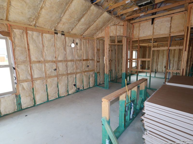 In-progress construction of a new home in Chaparral Ranch, Floresville, TX (Image 19).