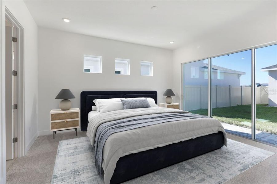 Furnished interior view inside a new home in Eagles Cove at Mirada, San Antonio (Image 11).