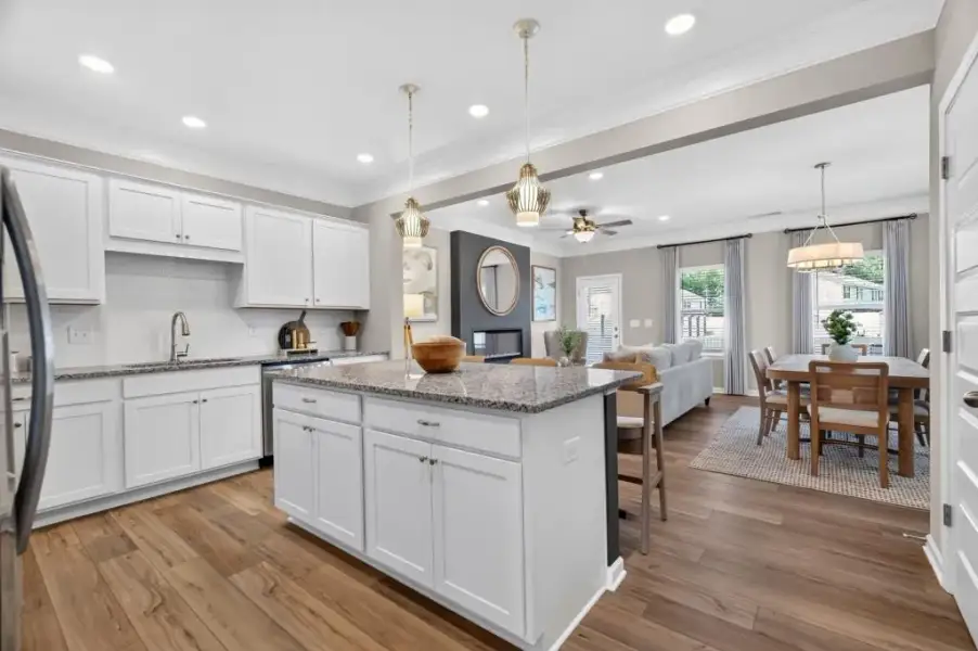 Furnished interior view inside a new home in , Cartersville (Image 14).