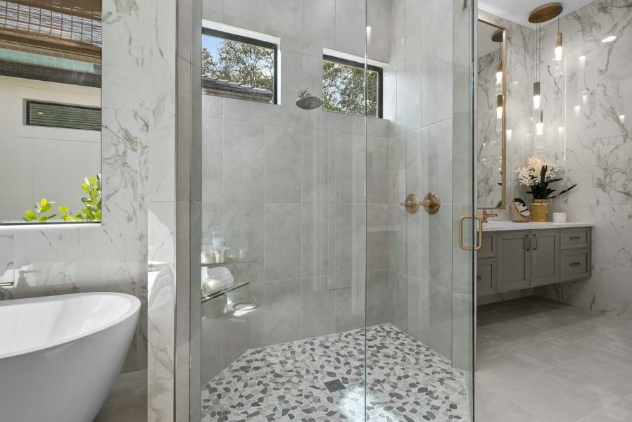 2D floor plan layout for the Indigo by GHO Homes in Seaglass, Vero Beach, FL (Image 106).