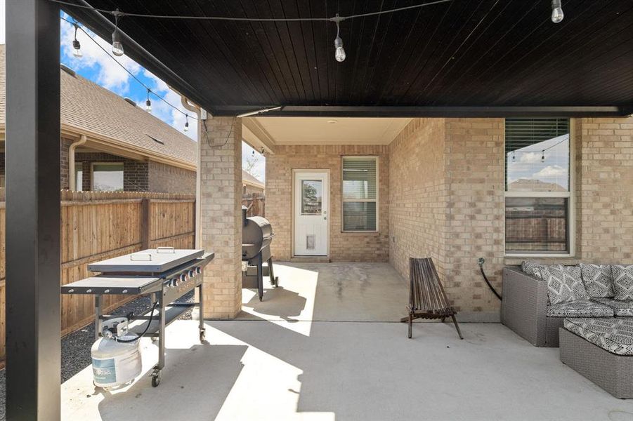 View of patio / terrace with grilling area View of patio / terrace with grilling area