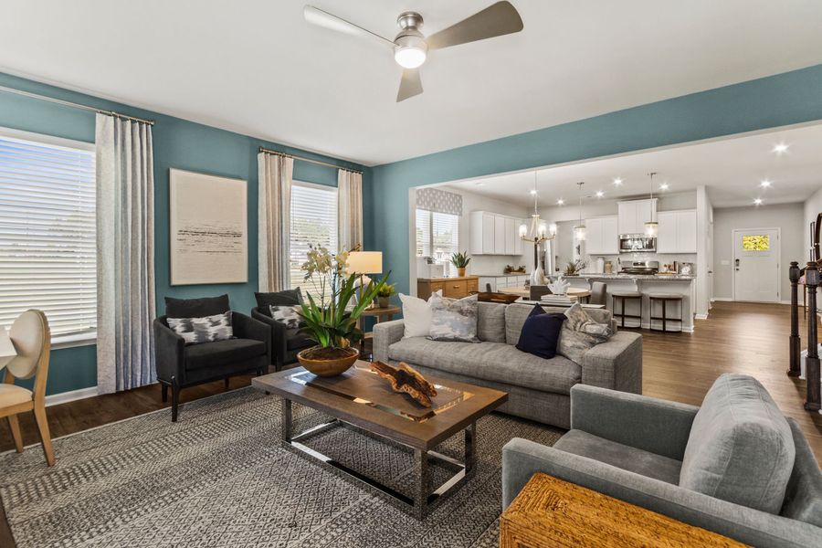 Representative furnished interior of a home built from the The Rembert by Stanley Martin Homes in Hamptons, Fountain Inn (Image 14).