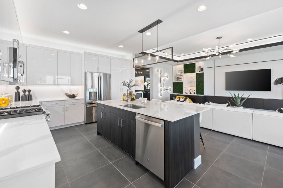 Representative furnished interior of a home built from the Palazzo by GL Homes in Valencia Parc at Riverland, Port St. Lucie (Image 9).