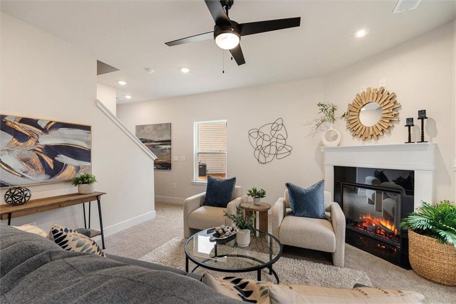 Furnished interior view inside a new home in Canterbury Villas, Carrollton (Image 10).