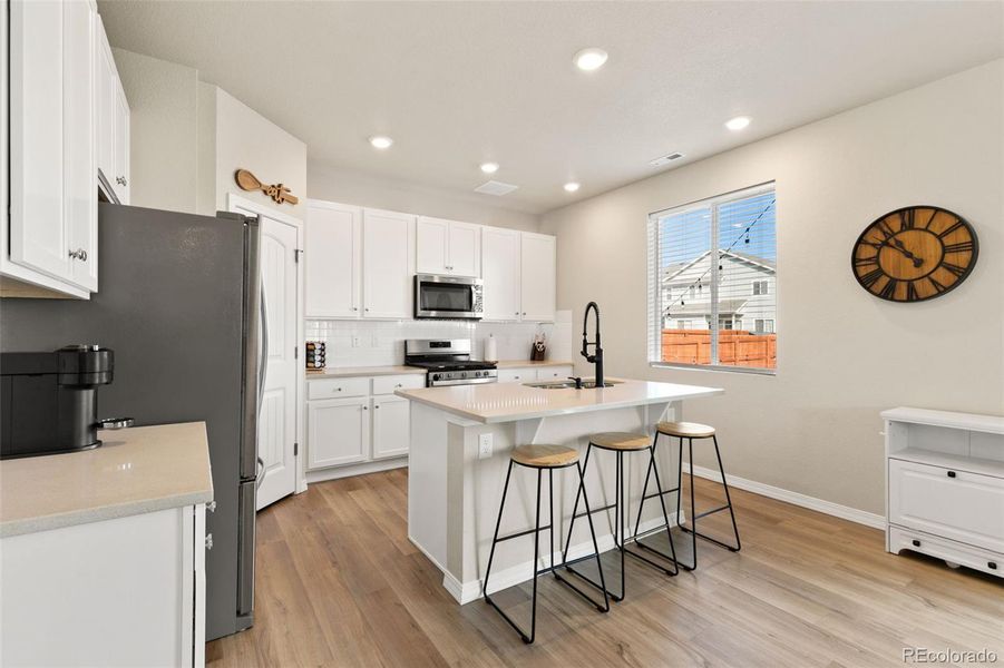 Furnished interior view inside a new home in , Peyton (Image 26).