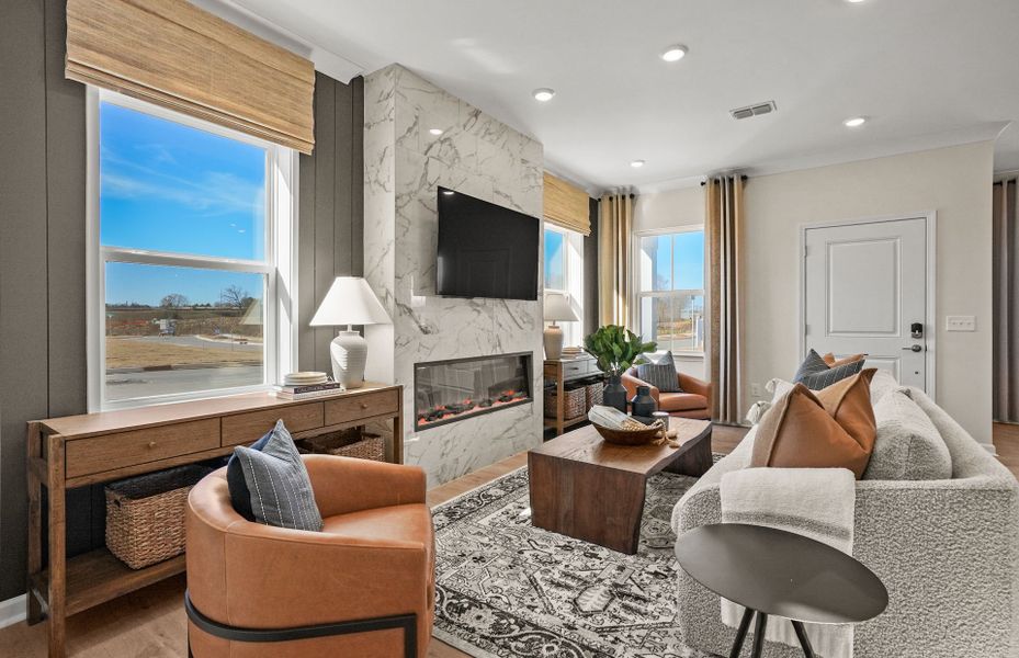 Furnished interior view inside a new home in Riverstone, Monroe (Image 32).