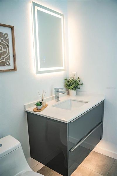 Furnished interior view inside a new home in , Sarasota (Image 18).