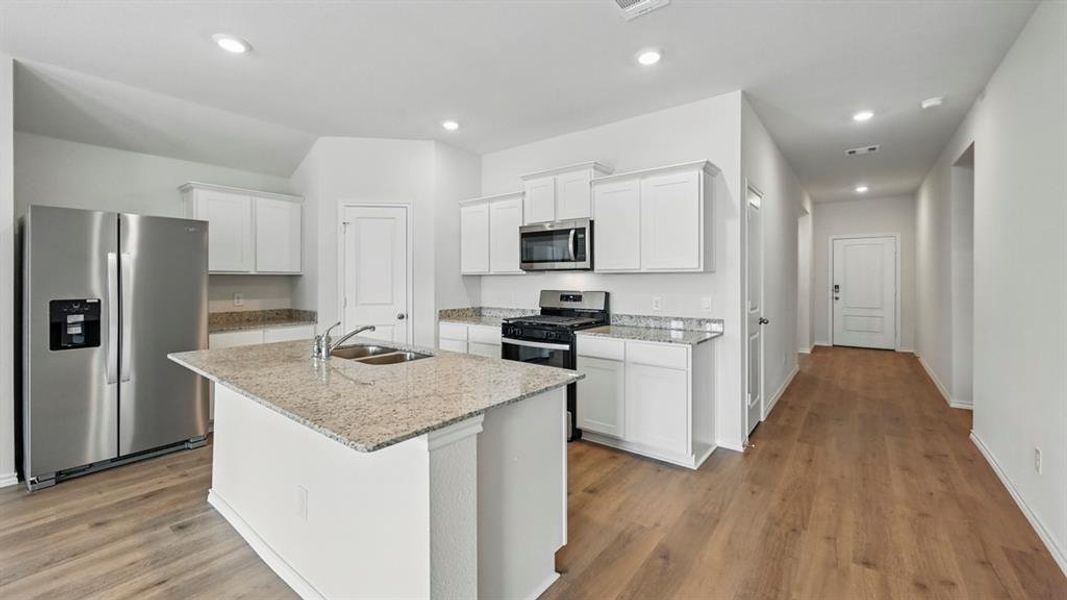 Furnished interior view inside a new home in Sanger Circle, Sanger (Image 6).