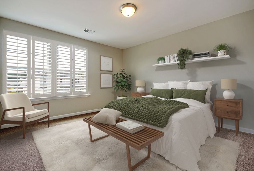 Representative furnished interior of a home built from the Grant by Hunter Quinn Homes in Beaufort County Homes, Beaufort (Image 11).