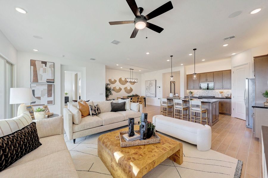 Representative furnished interior of a home built from the Azure by Mattamy Homes in White Tank Vistas, Waddell (Image 25).