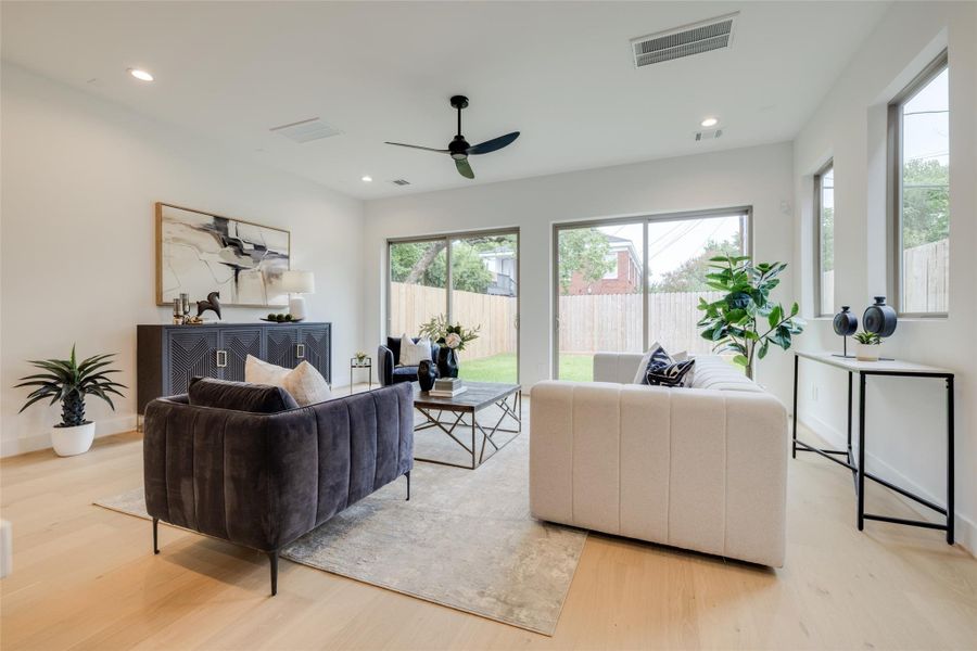Furnished interior view inside a new home in , Houston (Image 15). Furnished interior view inside a new home in , Houston (Image 15).