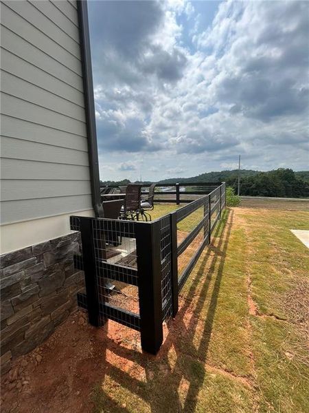 Exterior details and patio area of a home in , Dawsonville (Image 17).