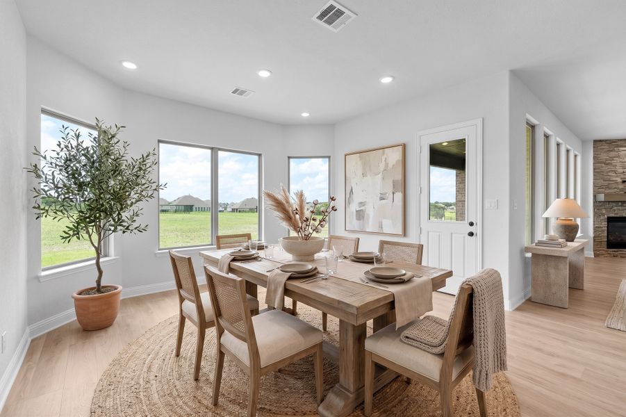 Furnished interior view inside a new home in Heritage, McLendon-Chisholm (Image 12).