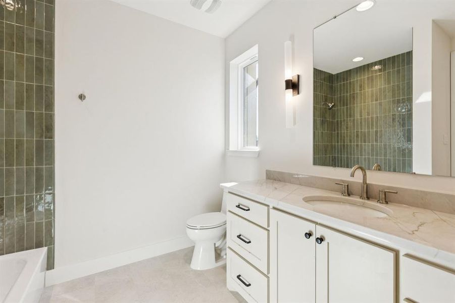 Furnished interior view inside a new home in , Roanoke (Image 7).