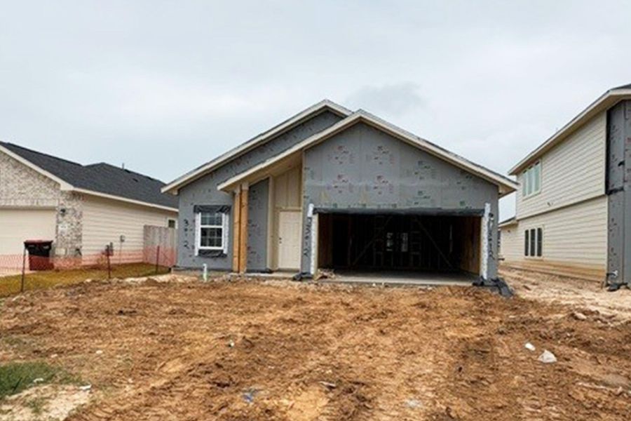 In-progress construction of a new home in Bluestem, Brookshire, TX (Image 25).
