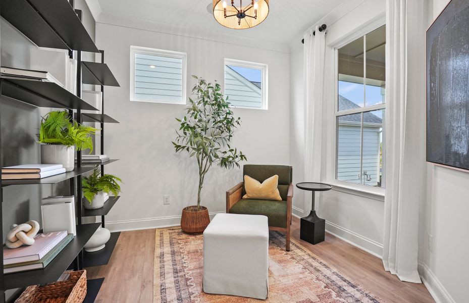 Representative furnished interior of a home built from the Contour by Del Webb in Del Webb Carolina Ridge, Midland (Image 13).
