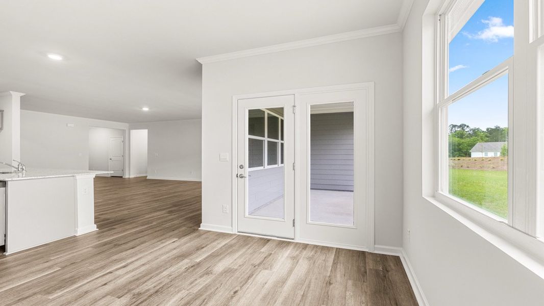 Representative unfurnished interior of a home built from the Booth by D.R. Horton in Liberty Crossing, Braselton (Image 17).