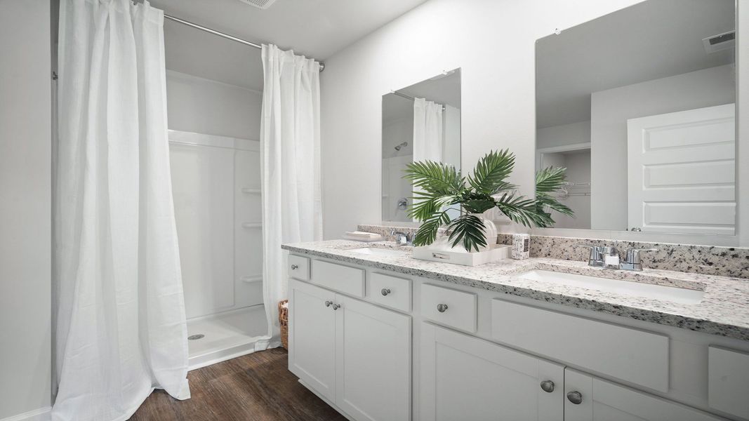 Furnished interior view inside a new home in The Groves at Bees Creek, Ridgeland (Image 24).