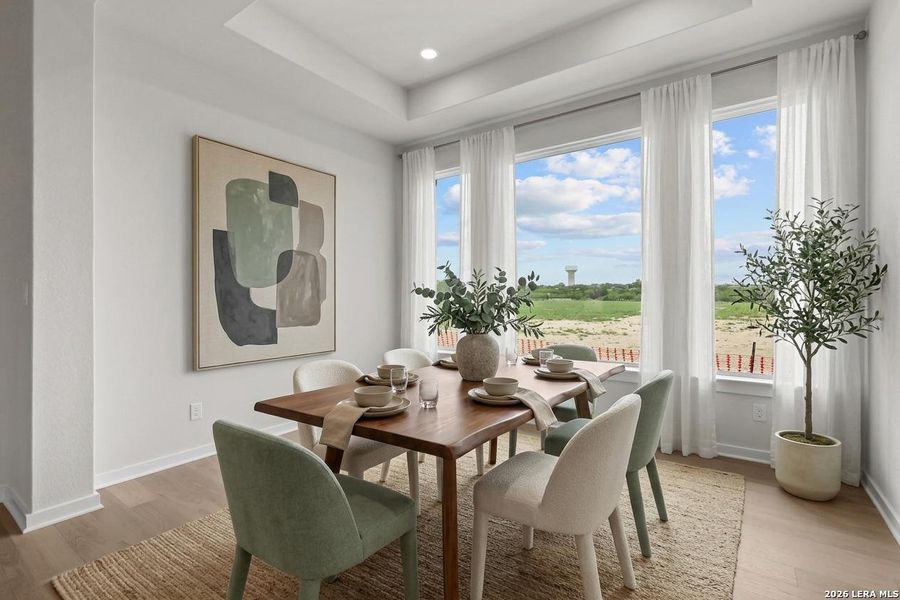 Furnished interior view inside a new home in Buffalo Crossing, Cibolo (Image 19).