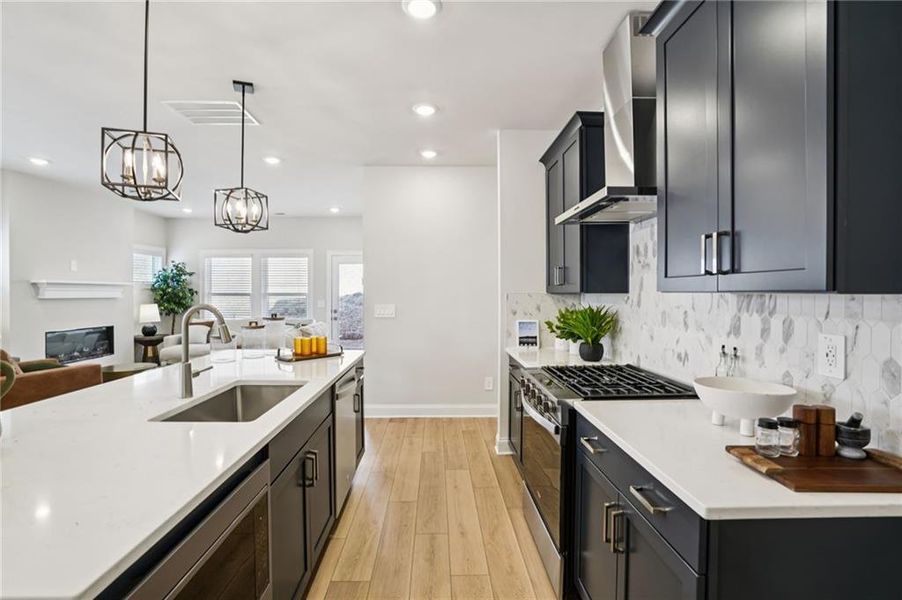 Furnished interior view inside a new home in Hemingway - Reserve Series, Cumming (Image 7).