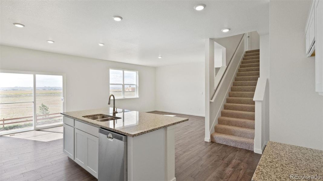 Furnished interior view inside a new home in Northridge Estates, Greeley (Image 10). Furnished interior view inside a new home in Northridge Estates, Greeley (Image 10).