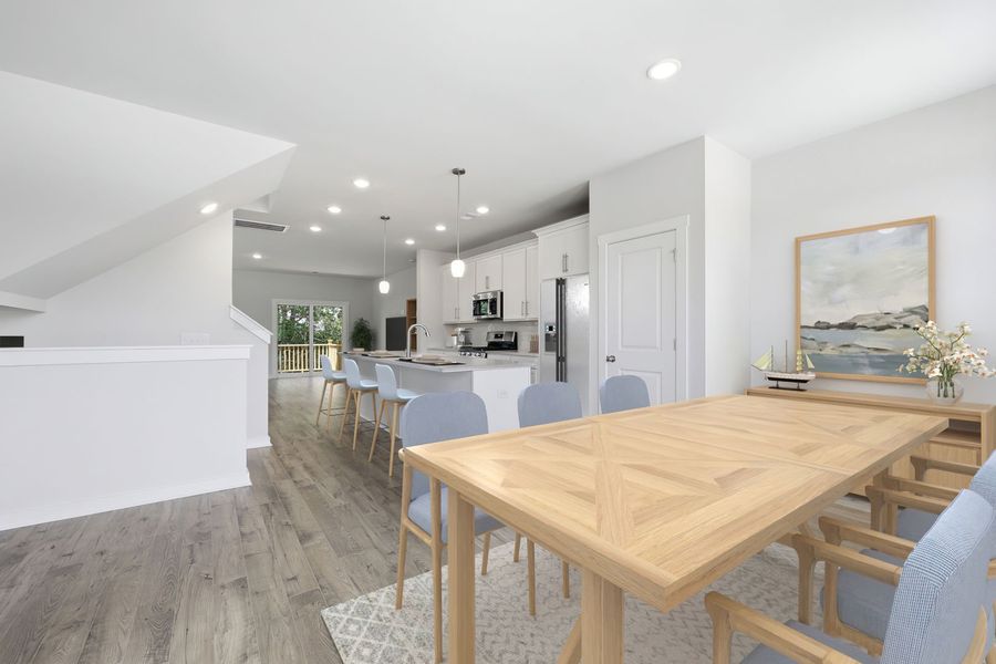 Furnished interior view inside a new home in Rhetts Cove, Johns Island (Image 4).