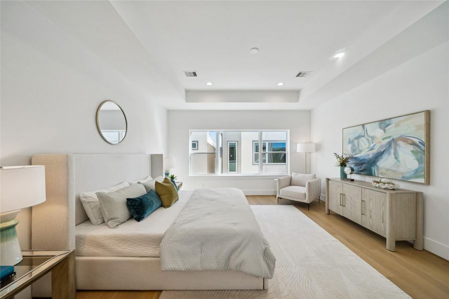 Furnished interior view inside a new home in West 21st Residences, Houston (Image 13).