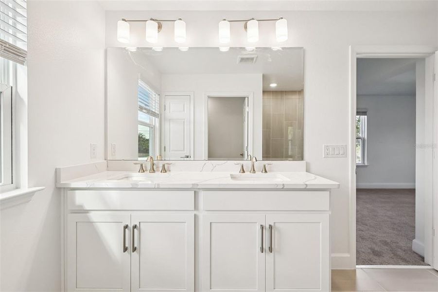 Furnished interior view inside a new home in Harrell Oaks, Orlando (Image 12).
